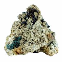 Native Copper On Cerussite & Anglesite