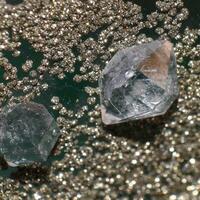 Fluorite With Pyrite & Quartz