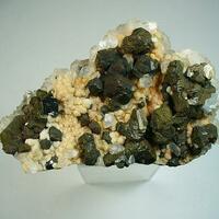 Chalcopyrite Quartz & Rhodochrosite