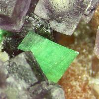 Torbernite Fluorite & Quartz