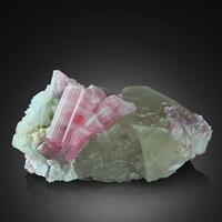 Elbaite Lepidolite & Quartz