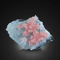 Rhodochrosite With Quartz