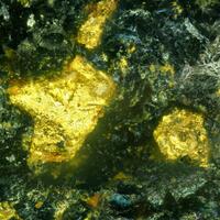 Gold On Uraninite