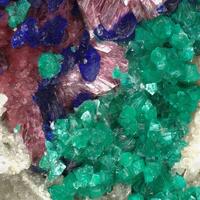 Tangdanite & Azurite & Erythrite