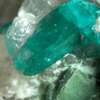 Dioptase & Calcite