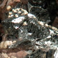 Semseyite Rhodochrosite Sphalerite & Pyrite