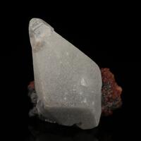 Calcite On Baryte With Hausmannite & Hematite