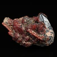 Andradite With Bementite On Hematite