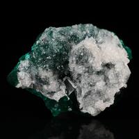 Quartz On Dioptase