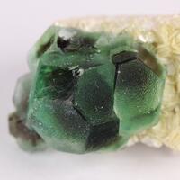 Fluorite & Muscovite On Orthoclase