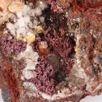 Native Copper With Cerussite & Mimetite