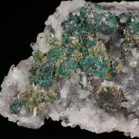 Quartz & Tennantite With Mimetite