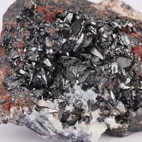 Braunite-II With Hausmannite & Hematite
