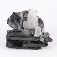 Manganite With Calcite