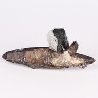 Cassiterite & Schorl With Opal-AN On Quartz