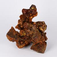 Calcite On Goethite Psm Pyrite