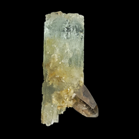 Aquamarine With Quartz