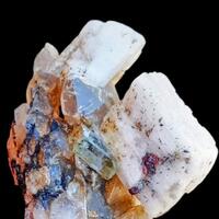 Aquamarine Schorl Spessartine & Quartz Orthoclase