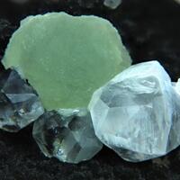 Prehnite Calcite Galena & Pumpellyite