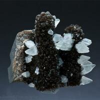 Calcite On Sphalerite