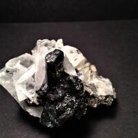 Enargite On Baryte & Pyrite