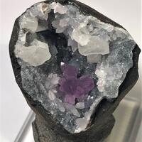 Amethyst On Quartz