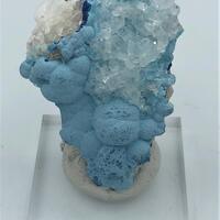 Shattuckite With Chrysocolla & Calcite