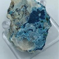 Shattuckite With Chrysocolla Calcite Quartz & Goethite