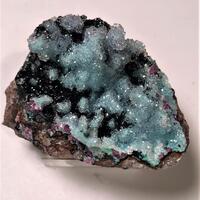 Chrysocolla With Quartz Heterogenite & Cobaltoan Calcite