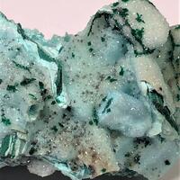 Chrysocolla With Malachite & Quartz