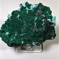 Malachite With Chrysocolla & Shattuckite On Cuprite