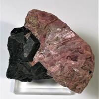 Rhodochrosite & Cassiterite