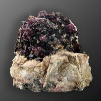 Roselite On Calcite