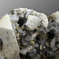 Cassiterite On Microcline Albite & Quartz