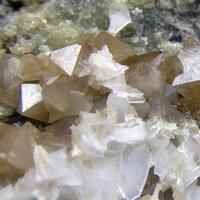 Scheelite With Fluorite Chalcopyrite & Calcite