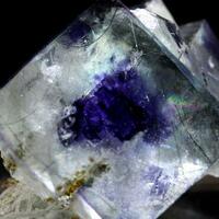 Fluorite With Bismuthinite Inclusions