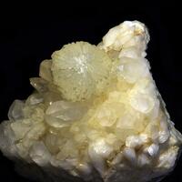 Prehnite On Quartz