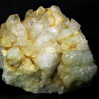 Prehnite On Quartz