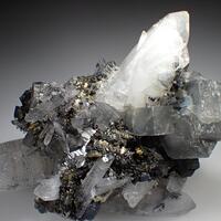 Stannite Bournonite Fluorite & Quartz