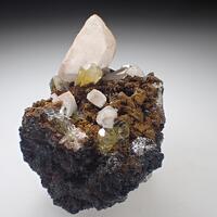 Mimetite Hydrocerussite & Goethite