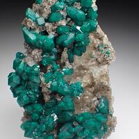 Dioptase & Calcite