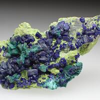 Azurite & Bayldonite