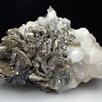 Pyrite Psm Pyrrhotite With Calcite Arsenopyrite & Sphalerite