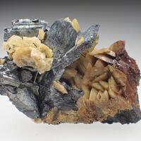 Chalcostibite & Siderite