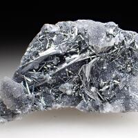 Stibnite & Quartz