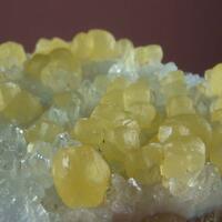 Calcite On Chalcedony