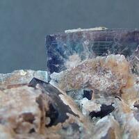 Fluorite With Calcite