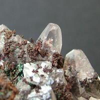 Native Copper With Calcite