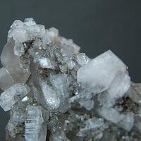 Harmotome With Calcite