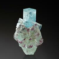 Aquamarine & Fluorite